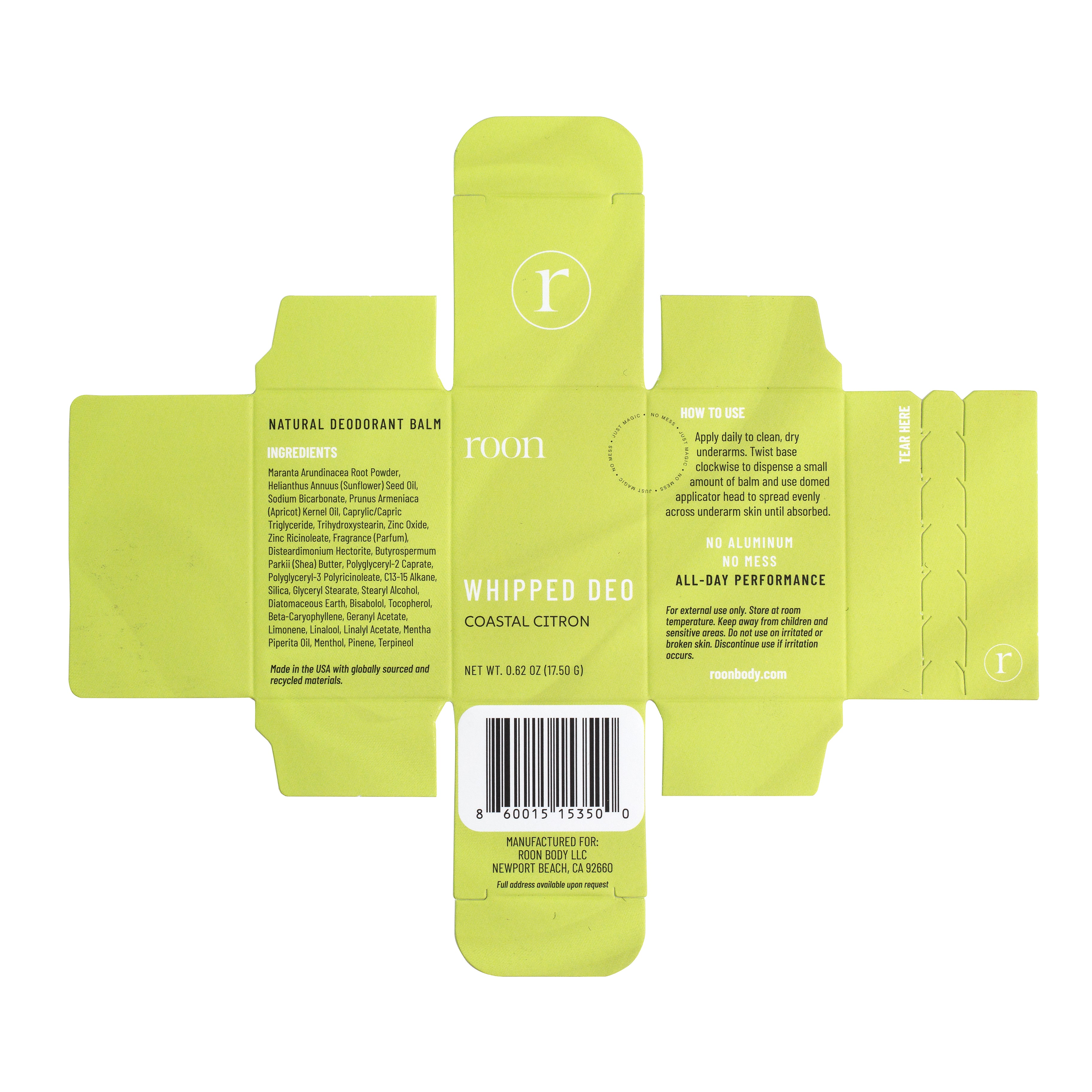 Coastal Citron Mini Deodorant